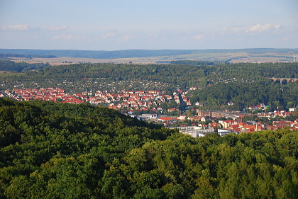 アイゼナハ・ヴァルトブルク城からの景色