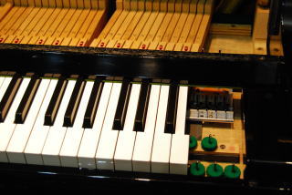 サイレントピアノのセンサー部分