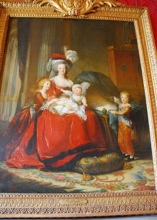 ヴェルサイユ宮殿・マリー・アントワネットの肖像画