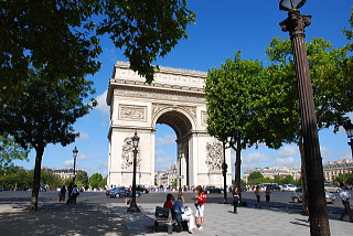 パリ エトワール凱旋門