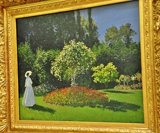 エルミタージュ美術館・クロード・モネの「庭の貴婦人」