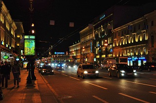 サンクトペテルブルグ 夜