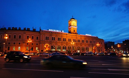 サンクトペテルブルグ モスクワ駅
