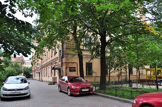 サンクトペテルブルグ リムスキー＝コルサコフの家記念館・中庭