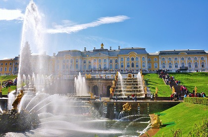ペテルゴフ・宮殿の噴水