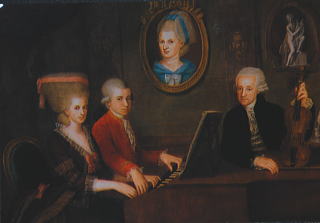 モーツァルト一家の肖像画